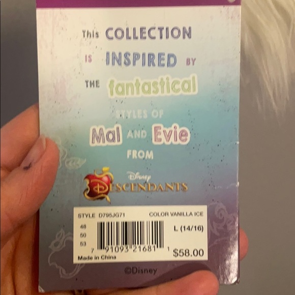 D-Signed White Faux Fur Girls Coat - Picture 3 of 6